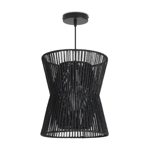 Светильник подвесной Cottage FR5405PL-01B4 Freya чёрный 1 лампа, основание чёрное в стиле современный кантри арт-деко  фото 2