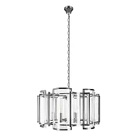 Люстра подвесная Reflection 10433/6 LOFT IT прозрачная на 6 ламп, основание никель в стиле современный Люстра подвесная Reflection 10433/6 LOFT IT прозрачная на 6 ламп, основание никель в стиле современный