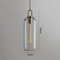 Светильник подвесной GAUSS 50 прозрачный 189524-26 ImperiumLoft прозрачный 1 лампа, основание латунь в стиле современный 