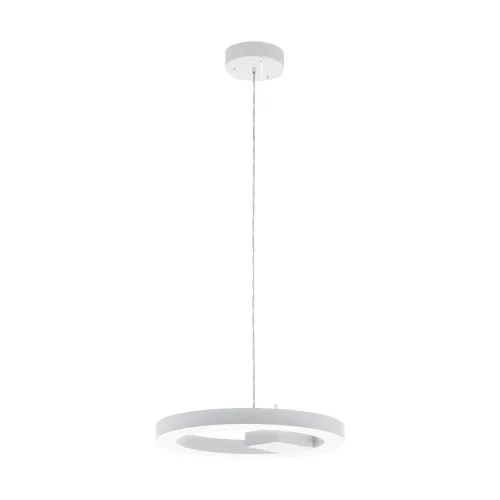 Светильник подвесной LED ALVENDRE 96656 Eglo белый на 4 лампы, основание белое в стиле хай-тек 