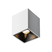 Светильник накладной LED Alfa LED C065CL-8W3K-SQ-WB Maytoni белый на 1 лампу, основание белое в стиле современный хай-тек квадратный
