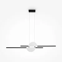 Светильник подвесной LED Skyline MOD179PL-L26W4K Maytoni белый 1 лампа, основание чёрное в стиле модерн арт-деко 