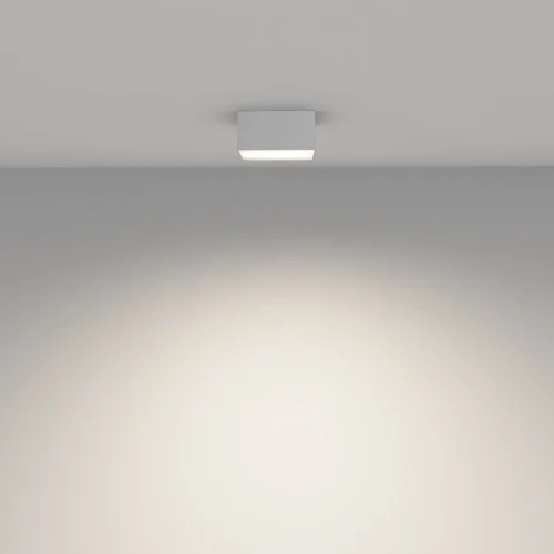 Светильник накладной LED Zon C032CL-12W4K-SQ-W Maytoni белый на 1 лампу, основание белое в стиле современный фото 7