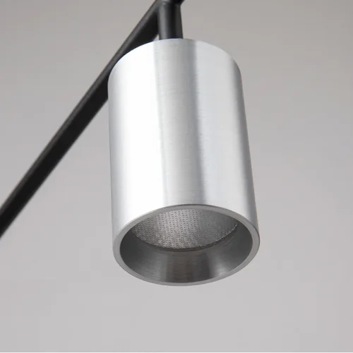 Светильник подвесной HANNIKEN Silver 213761-23 ImperiumLoft серебряный 1 лампа, основание чёрное в стиле современный  фото 11