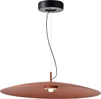 Светильник подвесной LED Lars 4411-2P Favourite коричневый на 1 лампу, основание коричневое в стиле лофт современный 
