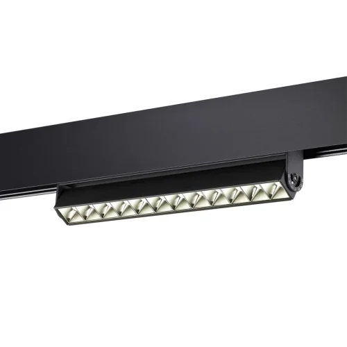 Трековый светильник для низковольтного шинопровода LED Flum 358543 Novotech чёрный для шинопроводов серии Flum чёрный фото 4