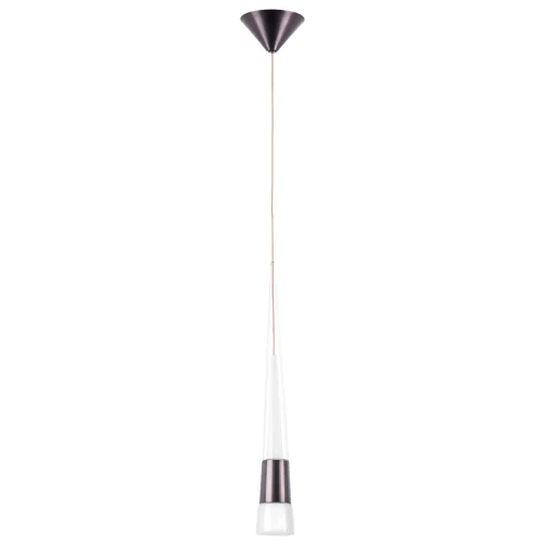 Светильник подвесной LED Cone 757011 Lightstar прозрачный 1 лампа, основание коричневое в стиле современный 