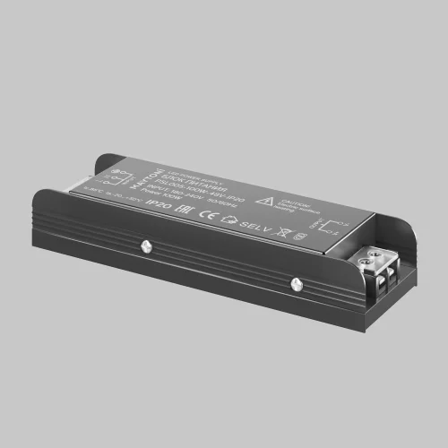 Блок питания 48V 100Вт IP20 Power Supply Magnetic PSL005-100W-48V-IP20 Maytoni чёрный в стиле хай-тек современный для светильников серии Power Supply Magnetic магнитный s35 gravity магнитная radity радиусная магнитная exility тонкая магнитная фото 2