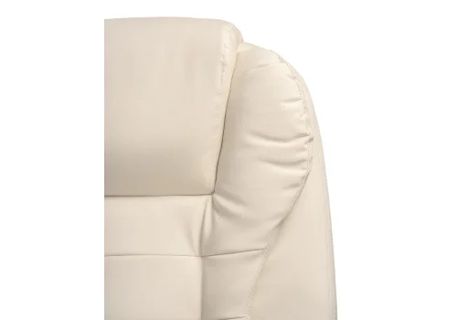 Компьютерное кресло Orvil cream 15570 Woodville, кремовый/экокожа, ножки/металл/хром, размеры - *1220***610* фото 9