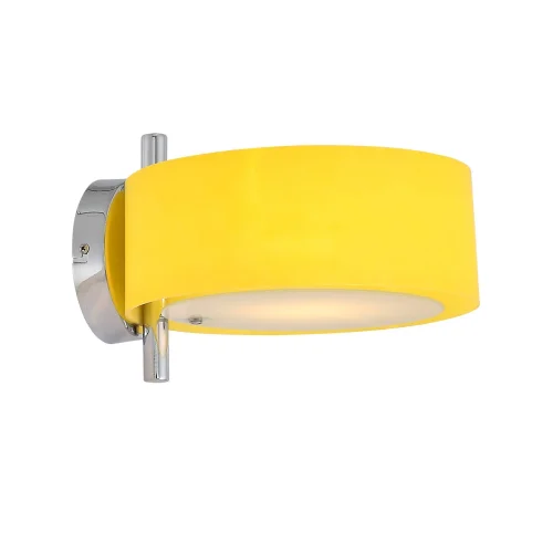 Бра Foresta SL483.091.01 Evoluce жёлтый на 1 лампа, основание хром в стиле современный 
