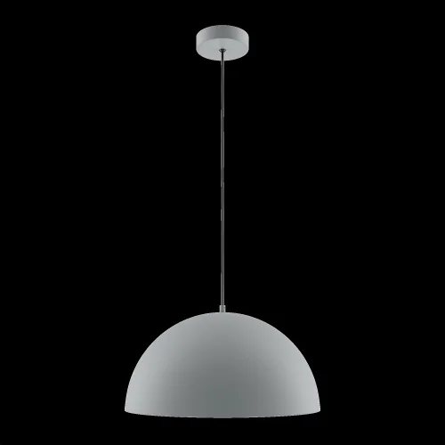 Светильник подвесной Basic colors MOD168PL-01GR Maytoni серый на 1 лампу, основание серое в стиле современный фото 6