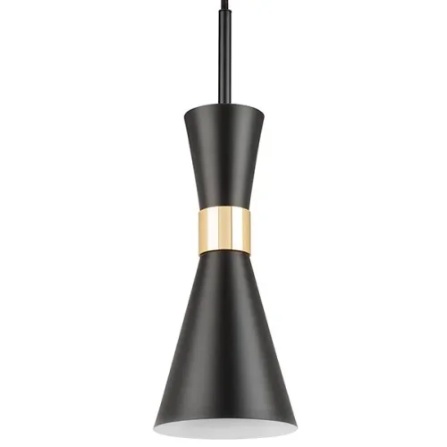 Светильник подвесной Dumo 816017 Lightstar чёрный 1 лампа, основание золотое в стиле арт-деко  фото 3