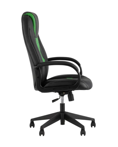 Кресло игровое TopChairs ST-CYBER 8 черный/салатовый эко.кожа крестовина пластик УТ000035043 Stool Group, зелёный/экокожа, ножки/металл/чёрный, размеры - ****655*770 фото 7