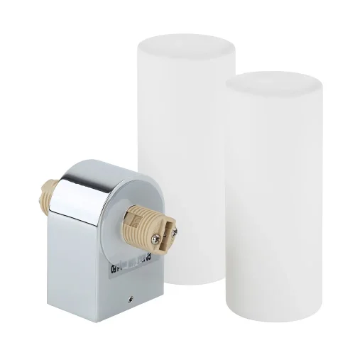 Бра Natalie 10726-NW Nowodvorski белый на 2 лампы, основание хром в стиле современный фото 5