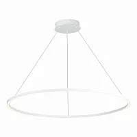 Светильник подвесной LED St605 Down ST605.543.46 ST-Luce белый 1 лампа, основание белое в стиле хай-тек кольца