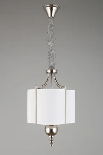 Светильник подвесной Korin APL.613.06.01 Aployt бежевый 1 лампа, основание хром в стиле классический  фото 3