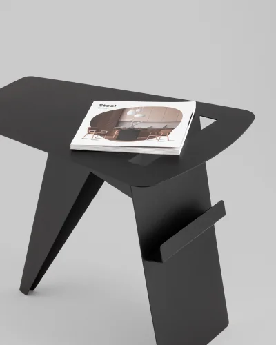 Журнальный столик Mioby, металл, черный УТ000041884 Stool Group столешница из фото 3