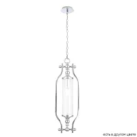 Светильник подвесной TOMAS SP1 CHROME Crystal Lux прозрачный 1 лампа, основание хром в стиле современный 