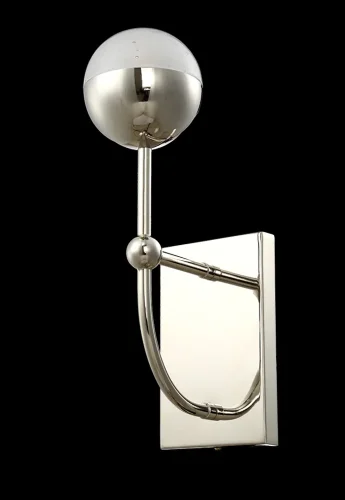 Бра TRUENA AP1 NICKEL Crystal Lux прозрачный на 1 лампу, основание никель в стиле современный арт-деко фото 2