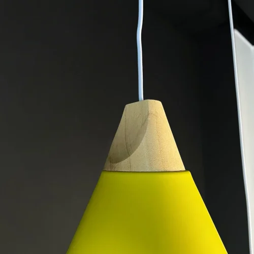 Светильник подвесной XD-B Yellow 178213-26 ImperiumLoft чёрный 1 лампа, основание чёрное в стиле скандинавский  фото 3