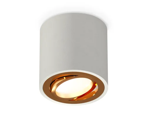 Светильник накладной Techno spot XS7533004 Ambrella light серый 1 лампа, основание серое в стиле хай-тек современный круглый