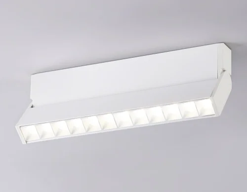 Светильник накладной LED Track System TA1825 Ambrella light белый 1 лампа, основание белое в стиле хай-тек современный  фото 2