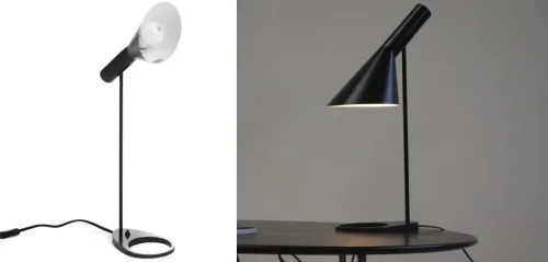 Настольная лампа офисная Aj 156725-22 ImperiumLoft чёрная 1 лампа, основание чёрное металл в стиле современный лофт  фото 2