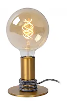 Настольная лампа Marit 45576/01/02 Lucide без плафона 1 лампа, основание золотое металл в стиле современный 