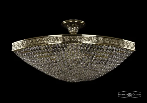Люстра потолочная хрустальная 19323/60IV GB Bohemia Ivele Crystal прозрачная на 6 ламп, основание золотое в стиле классический sp фото 2