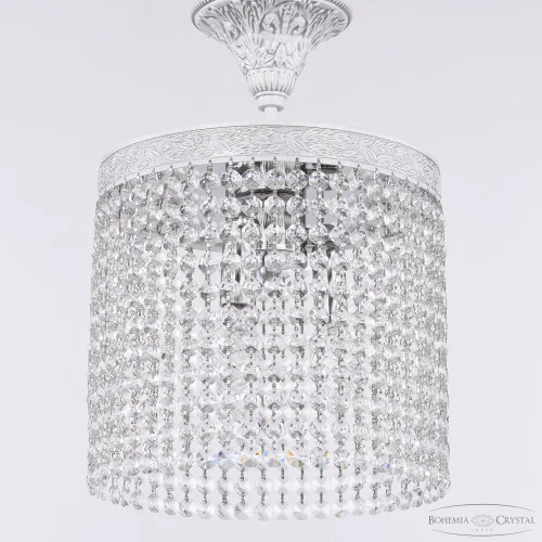 Светильник потолочный AL19201/25OL WMN R Bohemia Ivele Crystal прозрачный 3 лампы, основание белое никель патина в стиле классический sp фото 3