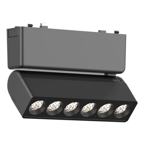 Трековый светильник магнитный LED Skyflat ST675.436.06 ST-Luce чёрный для шинопроводов серии Skyflat