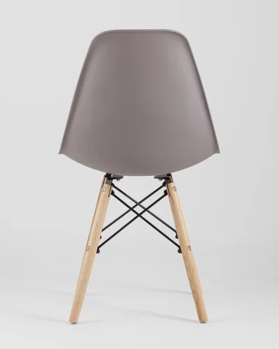 Стул EAMES, темно-серый 4шт. (набор) УТ000037612 Stool Group, /, ножки/массив бука/бежевый, размеры - *815***460*530 фото 7