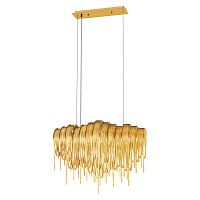 Люстра подвесная Volver 10404/720L GD LOFT IT золотая на 5 ламп, основание золотое в стиле арт-деко цепочки Люстра подвесная Volver 10404/720L GD LOFT IT золотая на 5 ламп, основание золотое в стиле арт-деко цепочки