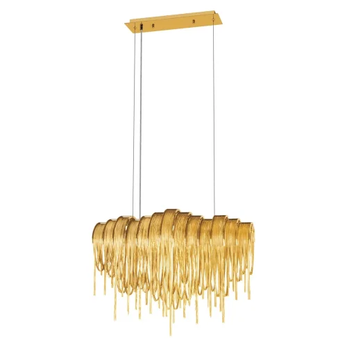 Люстра подвесная Volver 10404/720L GD LOFT IT золотая на 5 ламп, основание золотое в стиле арт-деко цепочки