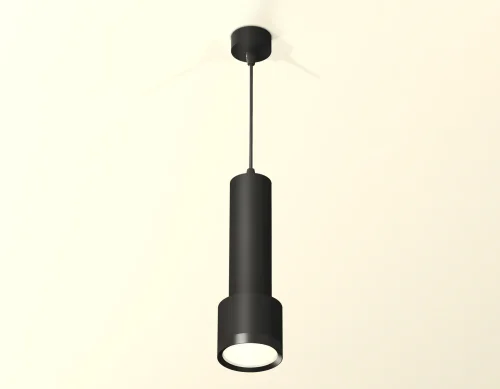 Светильник подвесной XP8111001 Ambrella light чёрный 1 лампа, основание чёрное в стиле хай-тек трубочки фото 2