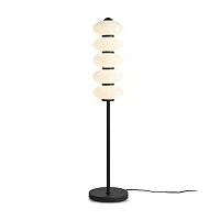 Торшер LED Aqua FR5553FL-L20B Freya белый на 1 лампу, основание чёрное в стиле современный 