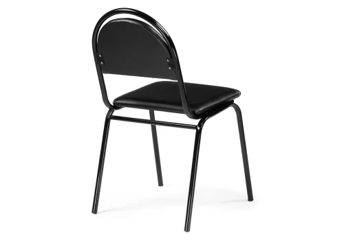 Стул на металлокаркасе Гумер черный / черный глянец 587876 Woodville, чёрный/искусственная кожа, ножки/металл/чёрный, размеры - ****480*560 фото 5 Стул на металлокаркасе Гумер черный / черный глянец 587876 Woodville, чёрный/искусственная кожа, ножки/металл/чёрный, размеры - ****480*560 фото 5