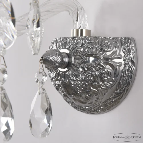 Бра AL16313B/1/141 CG Bohemia Ivele Crystal без плафона на 1 лампа, основание никель в стиле классический sp фото 4