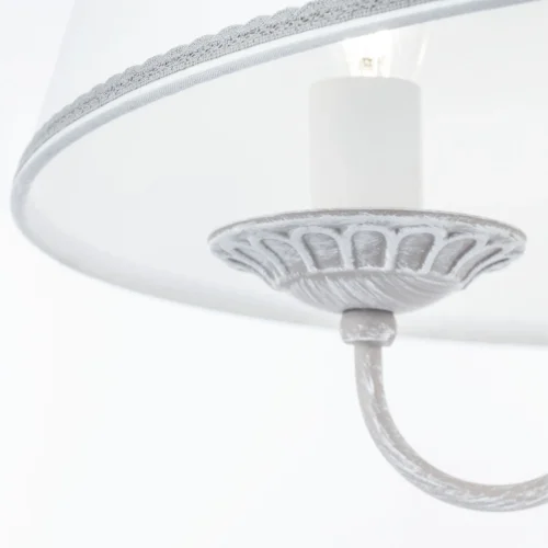 Люстра подвесная Bouquet ARM023-PL-03-S Maytoni белая на 3 лампы, основание серое в стиле классический  фото 5