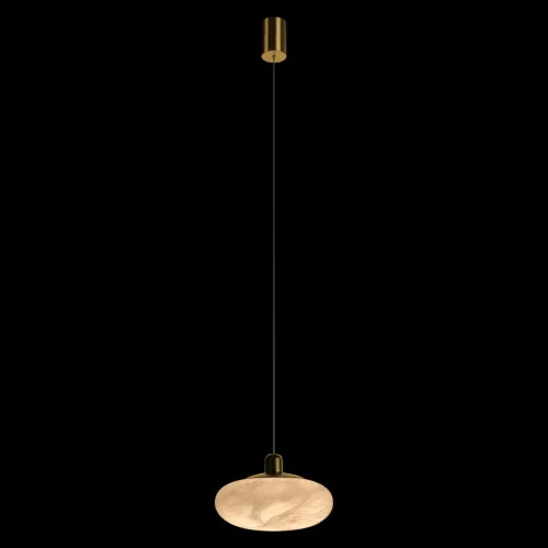 Светильник подвесной LED Galet 10409/L LOFT IT белый на 1 лампу, основание бронзовое в стиле современный фото 2