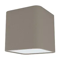 Светильник потолочный Posaderra 99302 Eglo коричневый серый 1 лампа, основание коричневое серое в стиле современный 