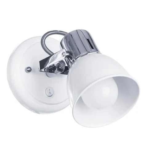 Бра с выключателем LED Jovi A1677AP-1WH Arte Lamp белый на 1 лампа, основание белое в стиле современный 