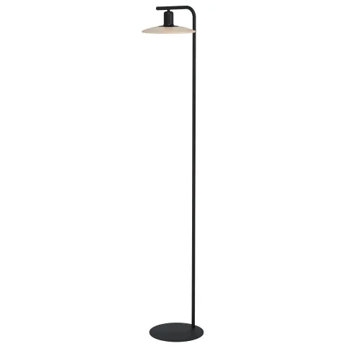 Торшер Mayazes 39914 Eglo  коричневый бежевый 1 лампа, основание чёрное в стиле современный

