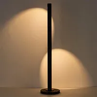 Парковый светильник LED Bamboo 7021/6FL Odeon Light уличный IP65 чёрный на 1 лампу, плафон чёрный в стиле минимализм хай-тек LED