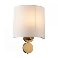 Бра Roshe 2624-1W Favourite белый 1 лампа, основание латунь в стиле кантри современный 