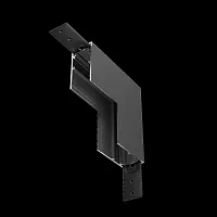 Угловой коннектор внутренний Magnetic track system TRA034ICL-41B Maytoni чёрный в стиле хай-тек современный для светильников серии Magnetic track system Exility подвесной накладной exility тонкая магнитная магнитный