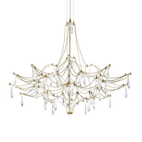 Люстра подвесная ЛЕД Мира / Mira 10588/800 Gold Asfour LOFT IT прозрачная на 1 лампу, основание золотое в стиле арт-деко капли фото 5 Люстра подвесная ЛЕД Мира / Mira 10588/800 Gold Asfour LOFT IT прозрачная на 1 лампу, основание золотое в стиле арт-деко капли фото 5