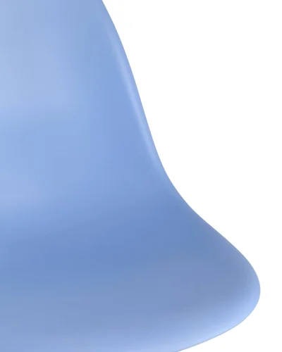 Cтул Ееймс, голубой, 4шт./уП. (набор) УТ000005351 Stool Group, голубой/пластик, ножки/дерево/коричневый, размеры - ****460*530 фото 3