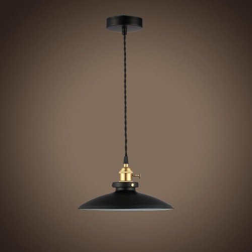 Светильник подвесной Лофт 057-929 Sun-Lumen чёрный 1 лампа, основание чёрное в стиле лофт 