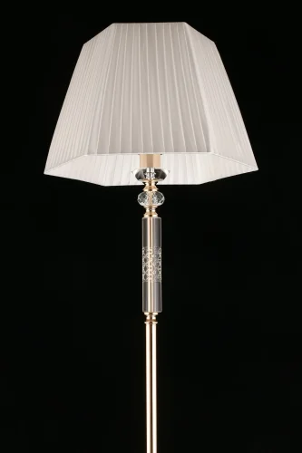 Торшер Silvian APL.719.05.01 Aployt  белый 1 лампа, основание золотое в стиле классика
 фото 4